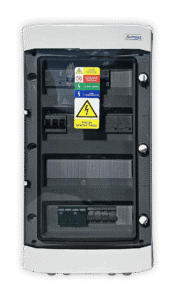 Rozvádzač AC+DC plast, 48 modulový, backup – D&D Energy