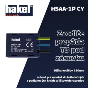 HSAA-1P CY – Zvodič prepätia pre 1-fázové systémy – D&D Energy