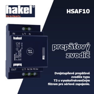 HSAF10 (30160) – Predradené istenie pre zvodiče prepätia, 10 kA – D&D Energy