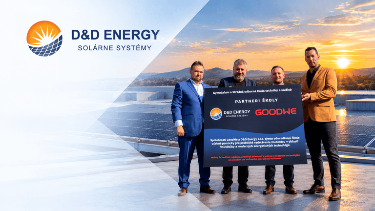 Investujeme do budúcich odborníkov: D&D Energy a GoodWe podporili praktickú výučbu fotovoltiky