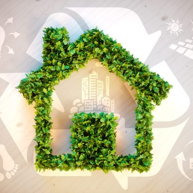 ikona zobrazujúca zelenú energiu
